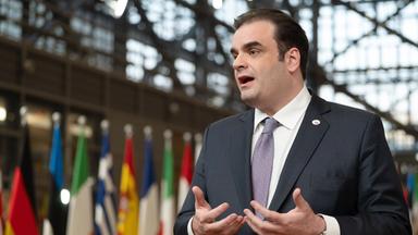 Kyriakos Pierrakakis, Präsident der Euro-Gruppe und griechischer Finanzminister (Archivfoto)