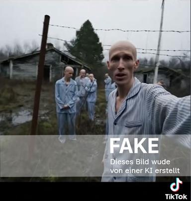 Ein angeblicher KZ-Häftling berichtet in seinem Videoblog aus einem Konzentrationslager.
