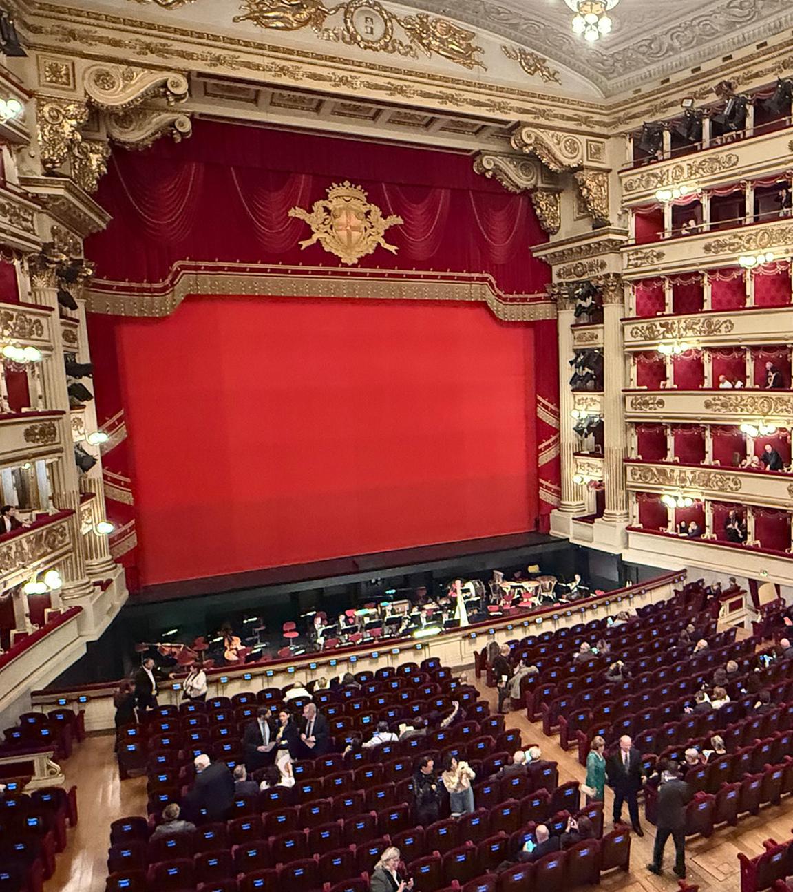 Der Saal des Opernhauses La Scala in Milan, Italien. (Archiv)