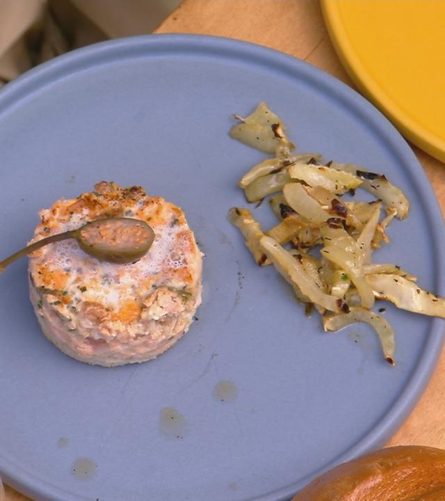 Lachs-Tartar mit Fenchel-Salat