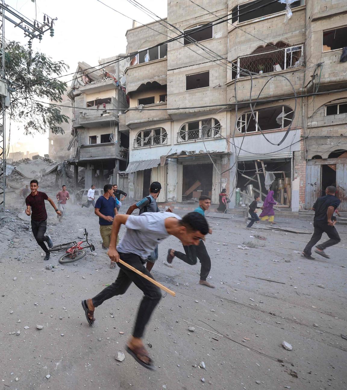 Straßentumulte in Gaza