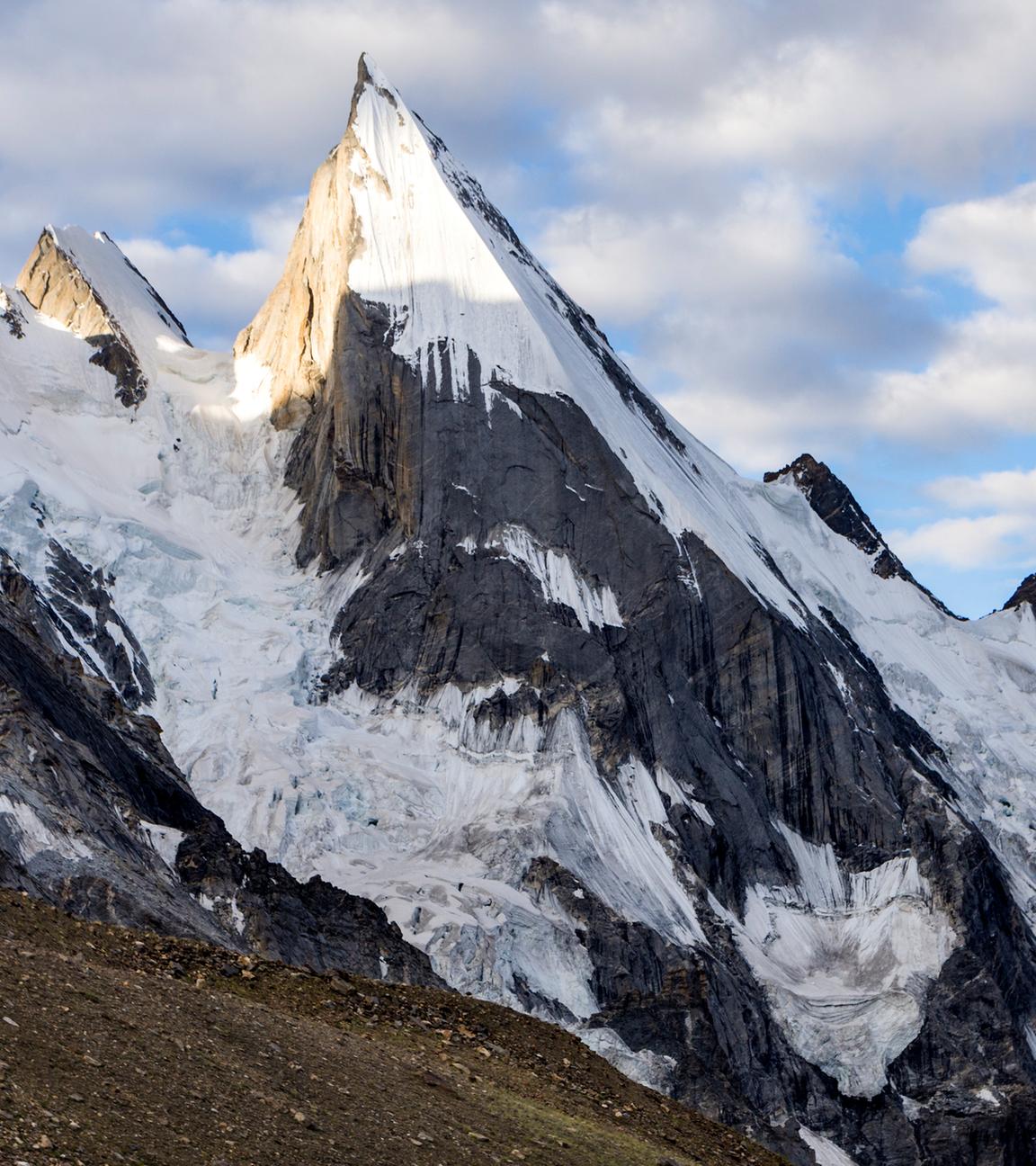 Laila Peak im Karakorum-Gebirge, aufgenommen am 06.11.2020