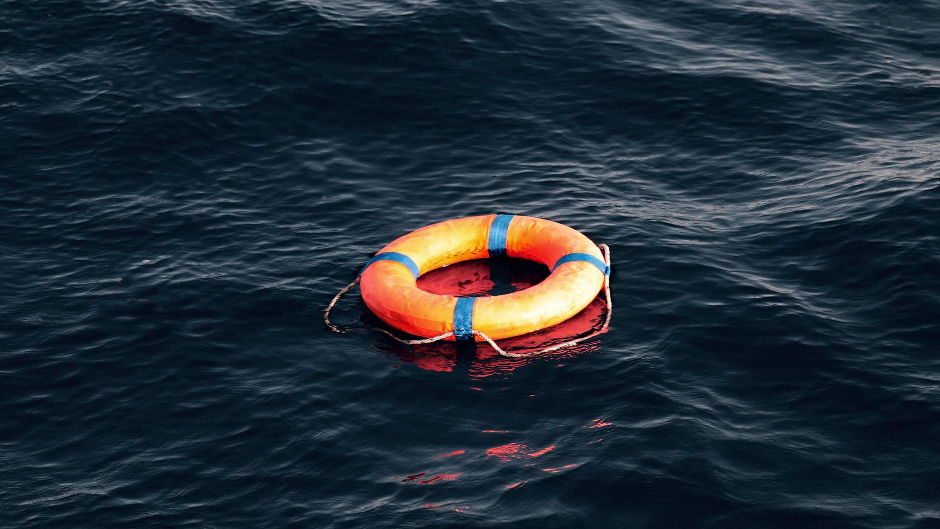 Rettungsring im Mittelmeer