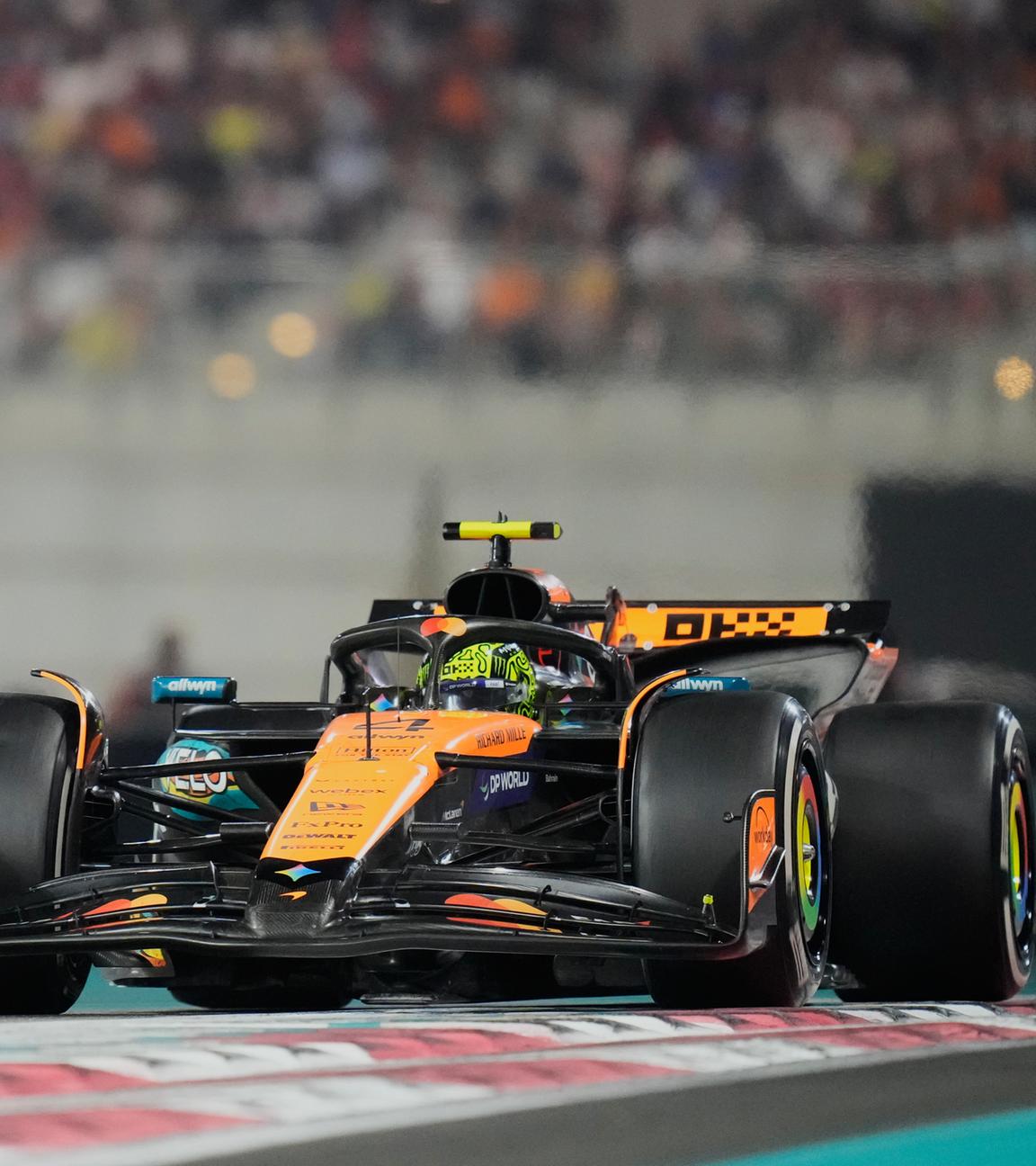 McLaren-Fahrer Lando Norris (Großbritannien) im Einsatz. 