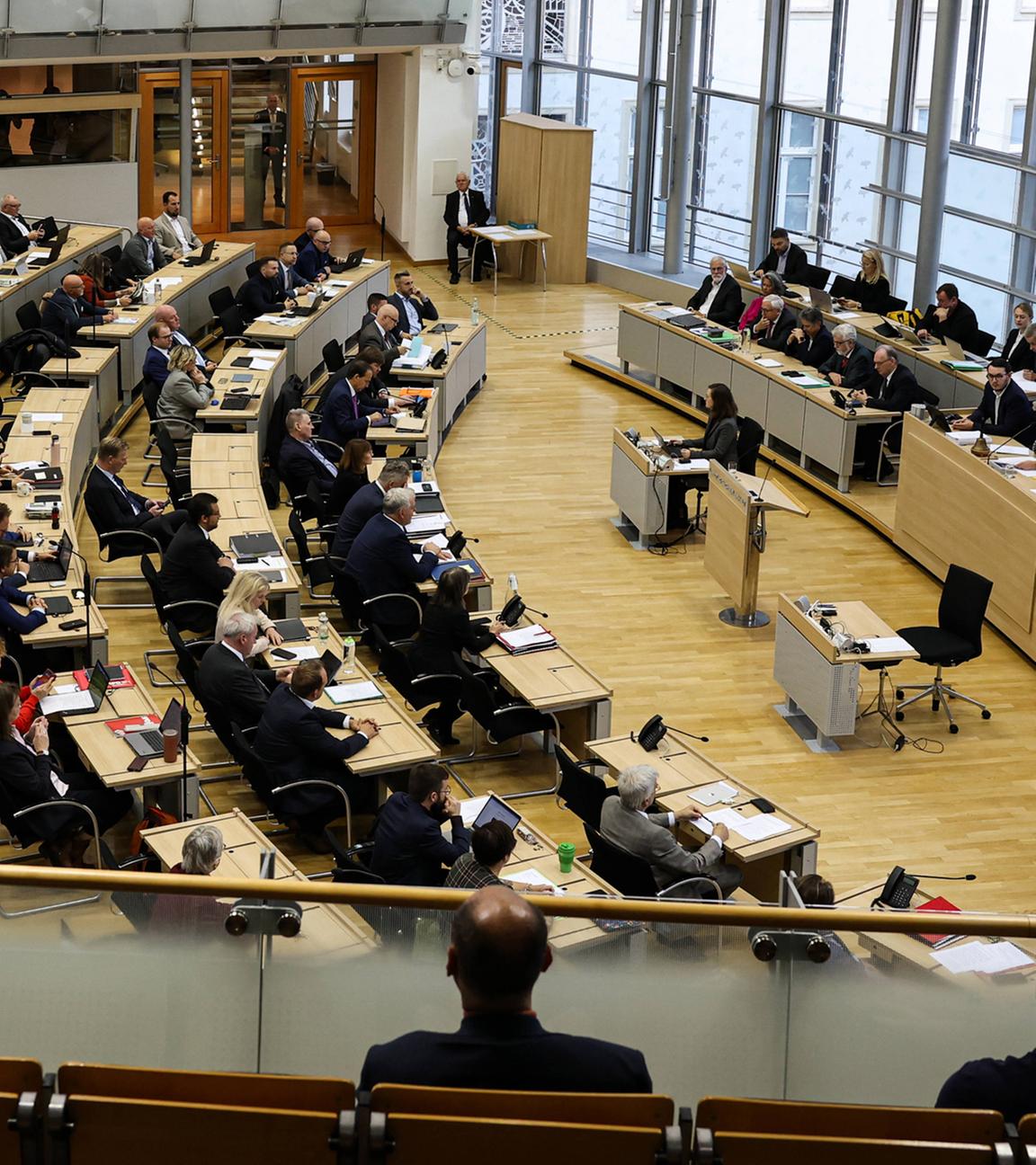 Landtagssitzung im Landtag von Sachsen-Anhalt in Magdeburg