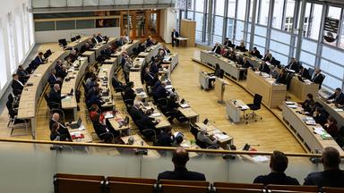 Landtagssitzung im Landtag von Sachsen-Anhalt in Magdeburg