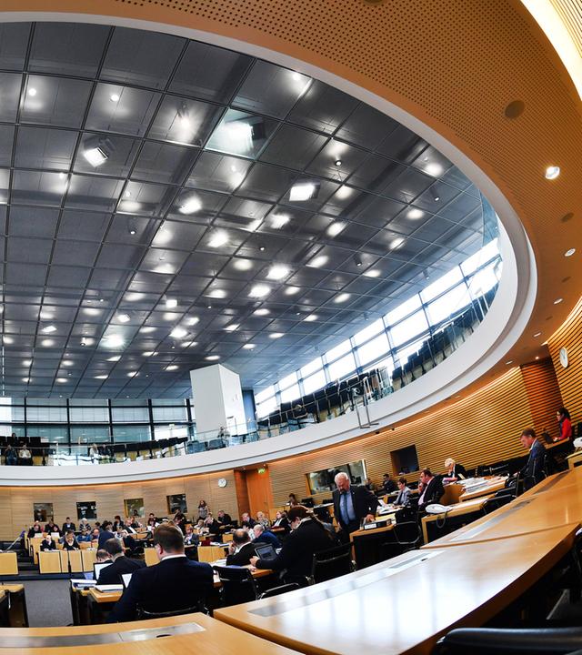 Sitzung im Plenarsaal des Thüringer Landtags am 20.03.2018