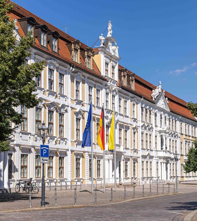 Aussenansicht vom Landtagsgebäude Sachsen-Anhalt in Magdeburg. (Archiv)