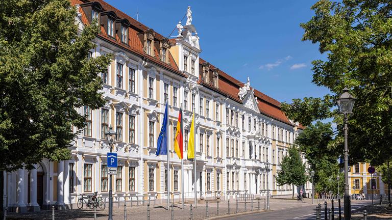 Aussenansicht vom Landtagsgebäude Sachsen-Anhalt in Magdeburg. (Archiv)