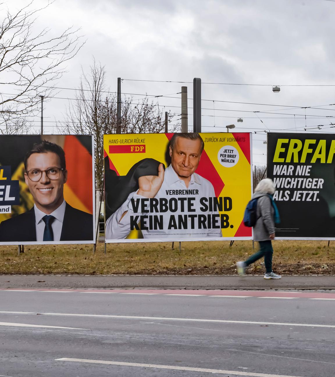 Wahlplakate zur Landtagswahl 2026 in Baden-Württemberg