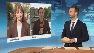 Schaltgspräch mit ZDF-Reporterin Luisa Houben