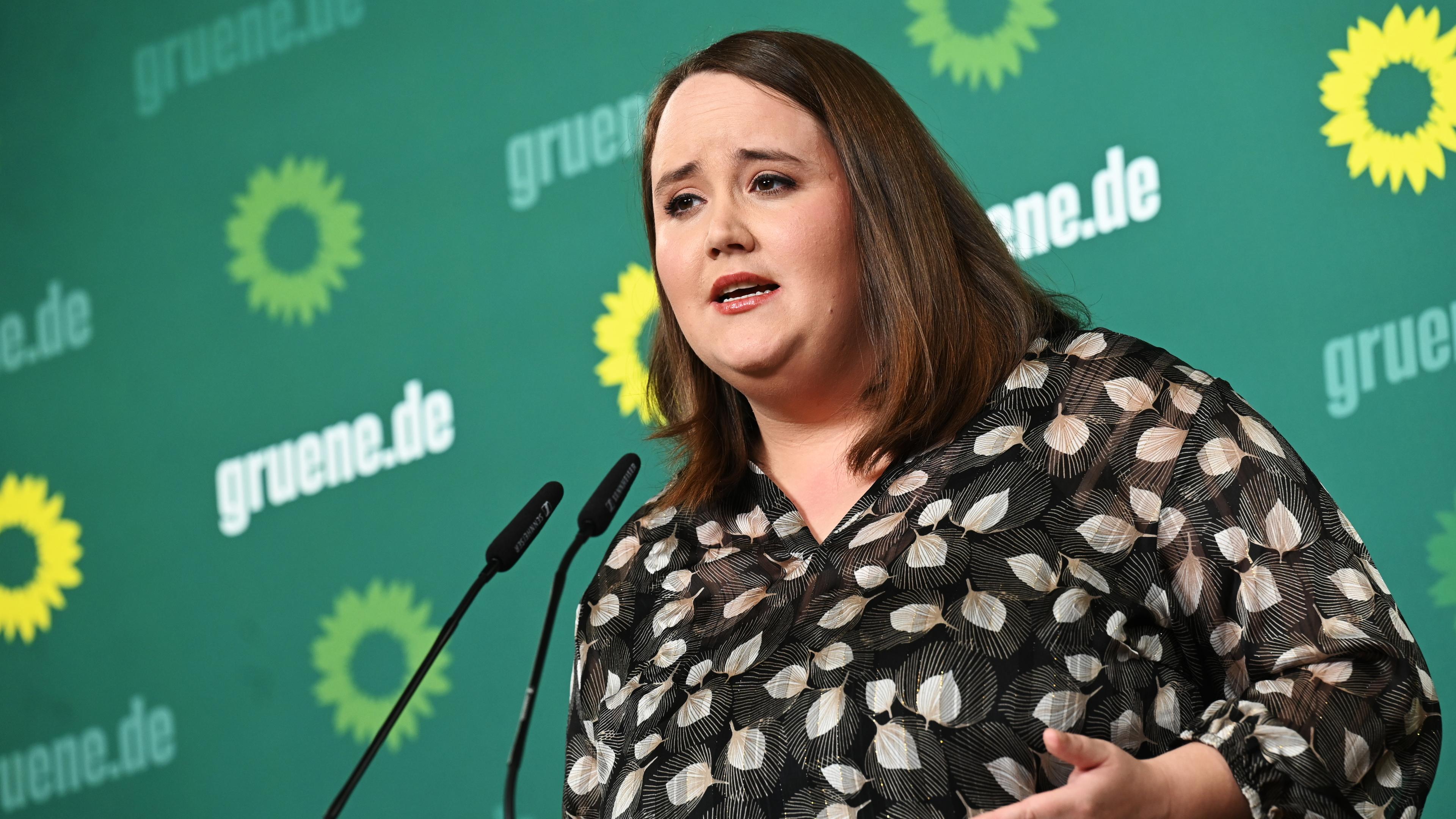 Grünen-Chefin Ricarda Lang ist gegen die Abschaffung der Rente mit 63. (Archivbild)