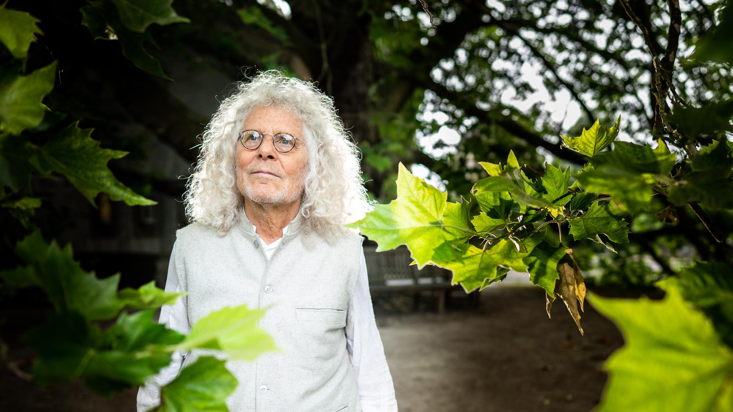 Porträt des Deutschen Schriftstellers Rainer Langhans.