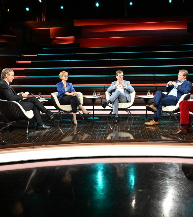 Franziska Brantner, Ralf Stegner, Michael Bröcker und Manfred Lütz zu Gast bei "Markus Lanz".