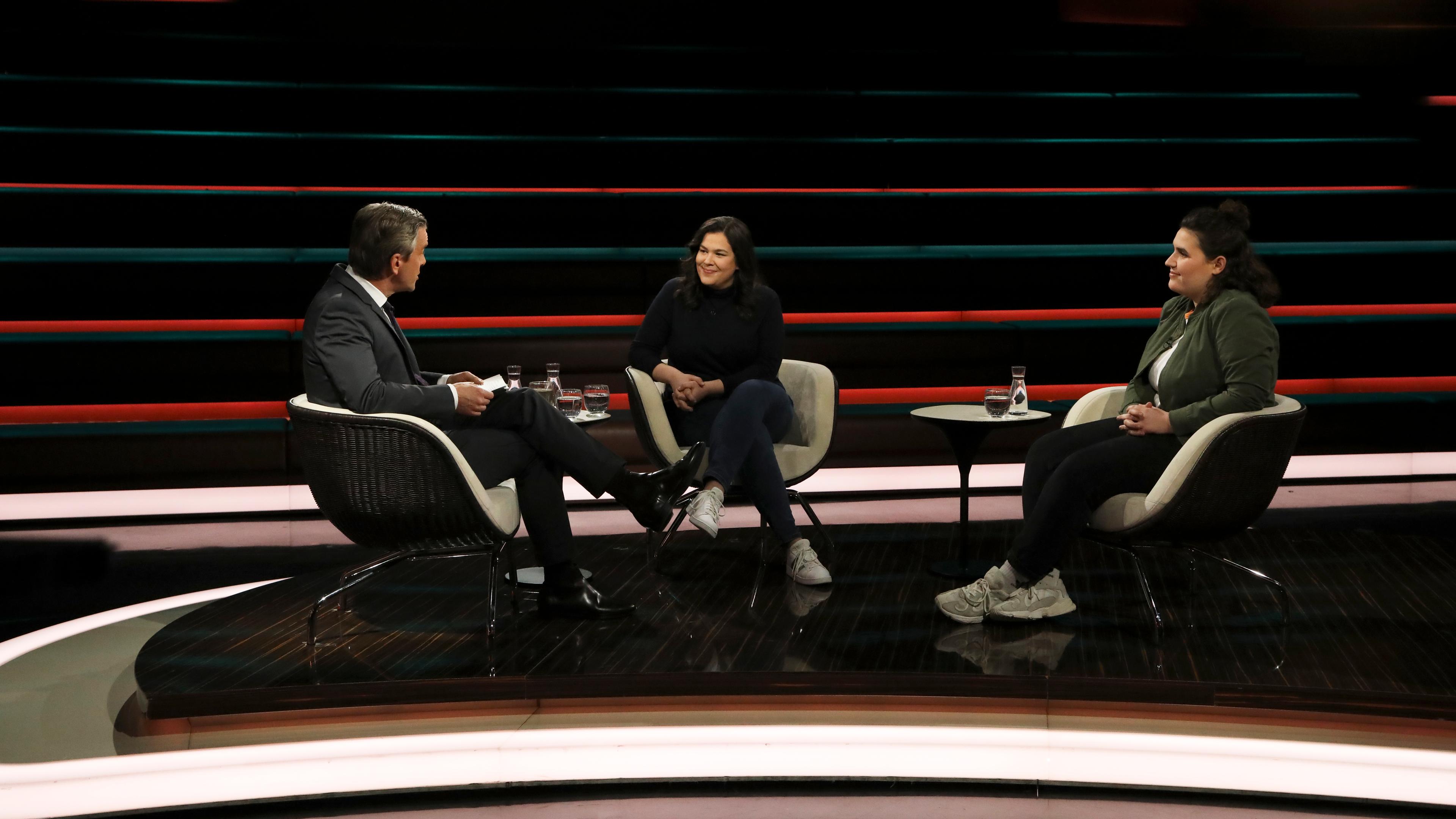 Franziska Brandmann und Katharina Stolla zu Gast bei Markus Lanz.