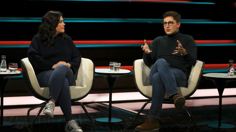 JuLi-Chefin Franziska Brandmann und Juso-Chef Philipp Türmer diskutieren bei "Markus Lanz".