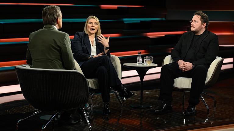 Cathryn Clüver Ashbrook und Florian Flade zu Gast bei "Markus Lanz".