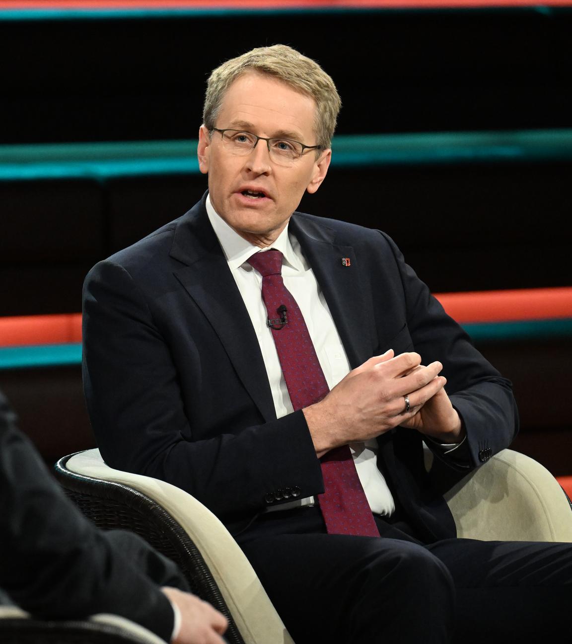 Daniel Günther zu Gast bei Markus Lanz.