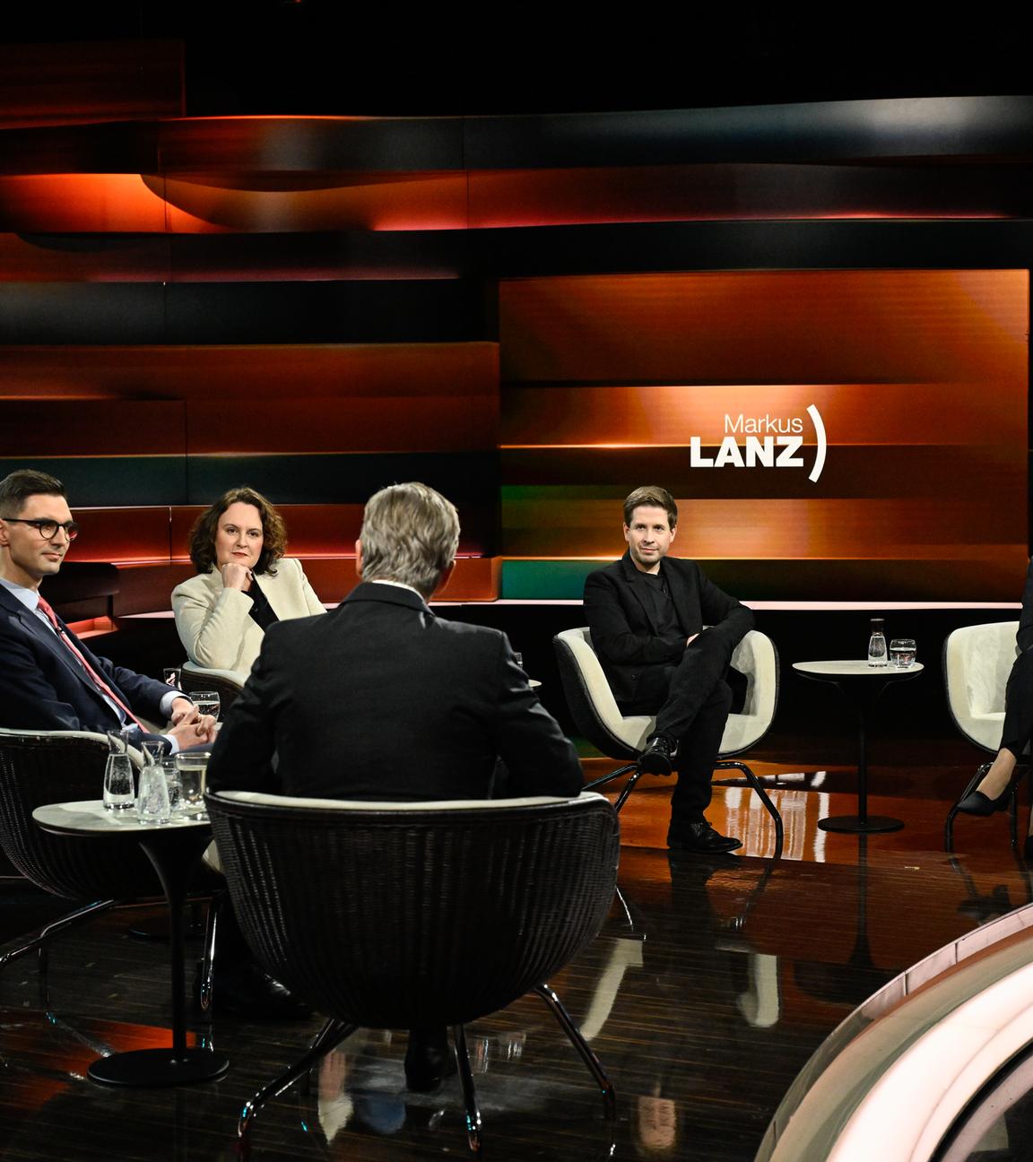 Markus Lanz, Sepp Müller, Jana Hensel, Kevin Kühnert, Nicola Fuchs Schündeln.