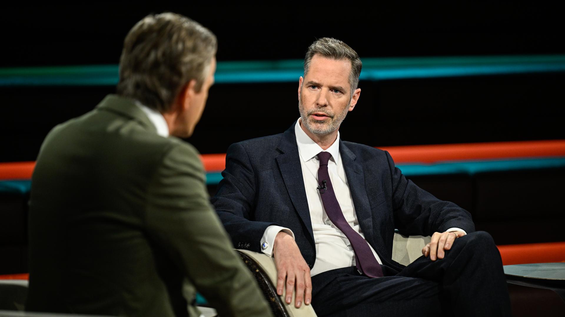 Christian Dürr zu Gast bei "Markus Lanz".