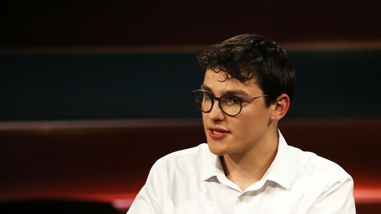 Der ehemalige Generalsekretär der Bundesschülerkonferenz, Florian Fabricius, bei Markus Lanz.