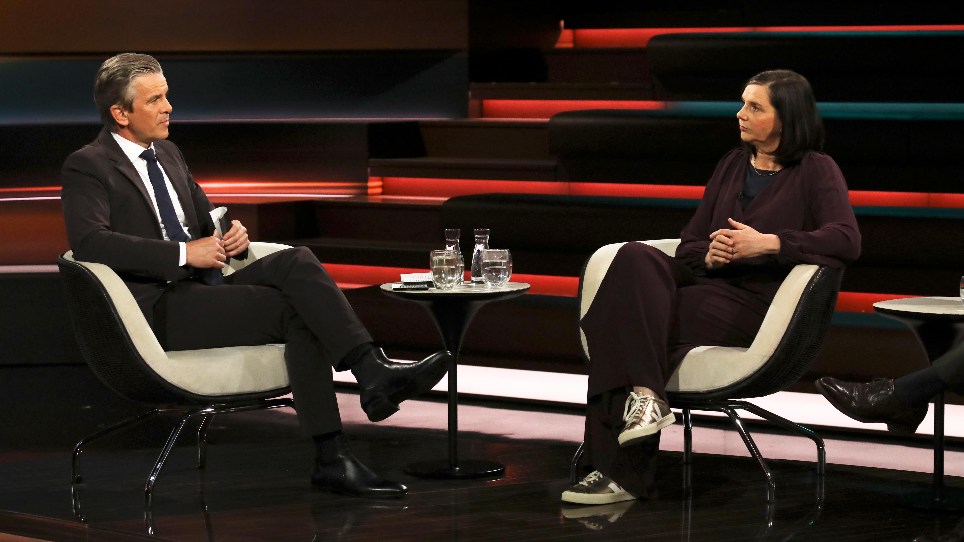 Bundestags-Vizepräsidentin Katrin Göring-Eckhardt zu Gast bei Markus Lanz.