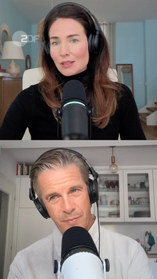 Markus Lanz und Krebsforscherin Hanna Heikenwälder