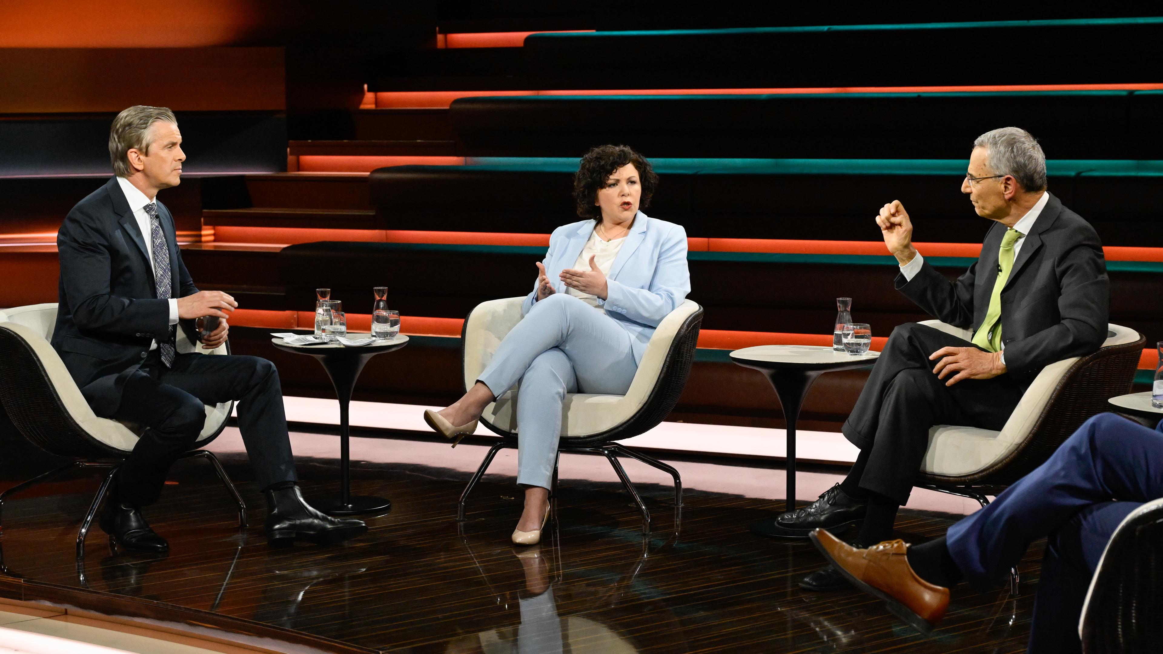 Amira Mohamed Ali und Michael Wolffsohn zu Gast bei Markus Lanz.