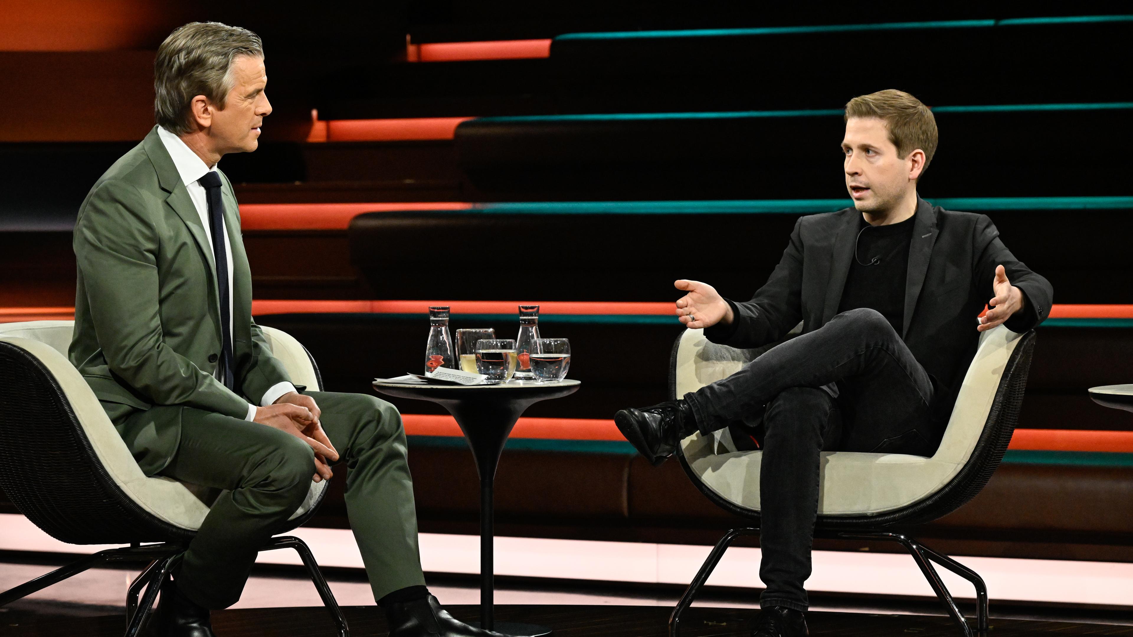 Kevin Kühnert bei Markus Lanz