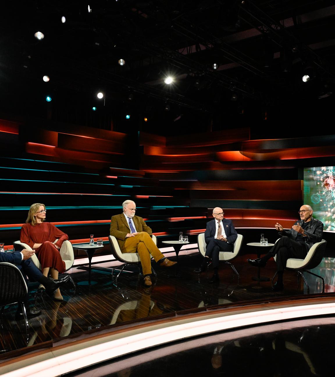 Alena Buyx, Manfred Lütz, Eugen Brysch und Andre Nemat zu Gast bei "Markus Lanz".