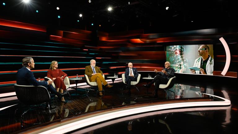 Alena Buyx, Manfred Lütz, Eugen Brysch und Andre Nemat zu Gast bei "Markus Lanz".