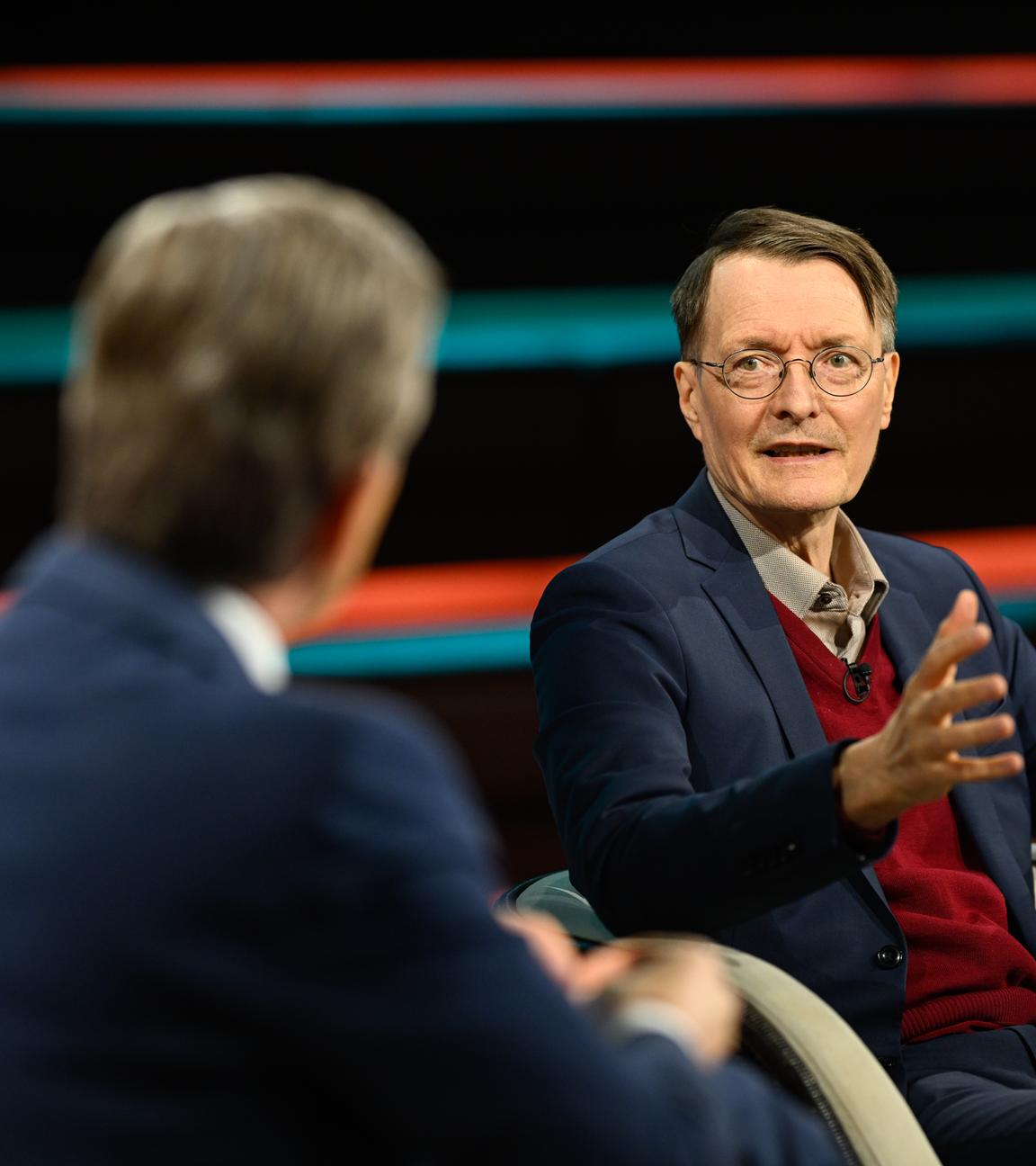 Karl Lauterbach zu Gast bei "Markus Lanz".
