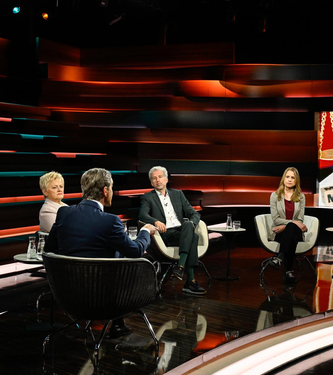 Renate Künast, Boris Palmer, Maren Urner und Ulf Poschardt zu Gast bei "Markus Lanz".
