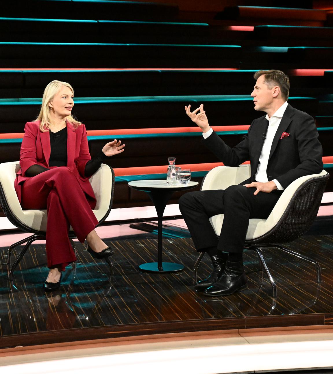 Annett Meiritz und Daniel Gerlach bei "Markus Lanz".