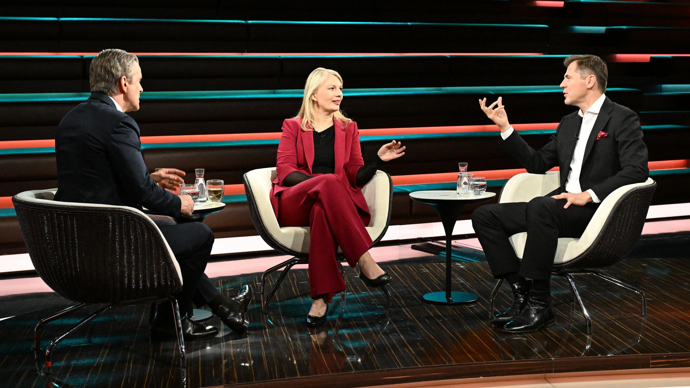 Annett Meiritz und Daniel Gerlach bei "Markus Lanz".