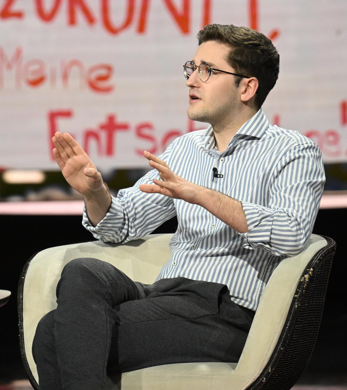 Autor Ole Nymoen zu Gast bei "Markus Lanz".