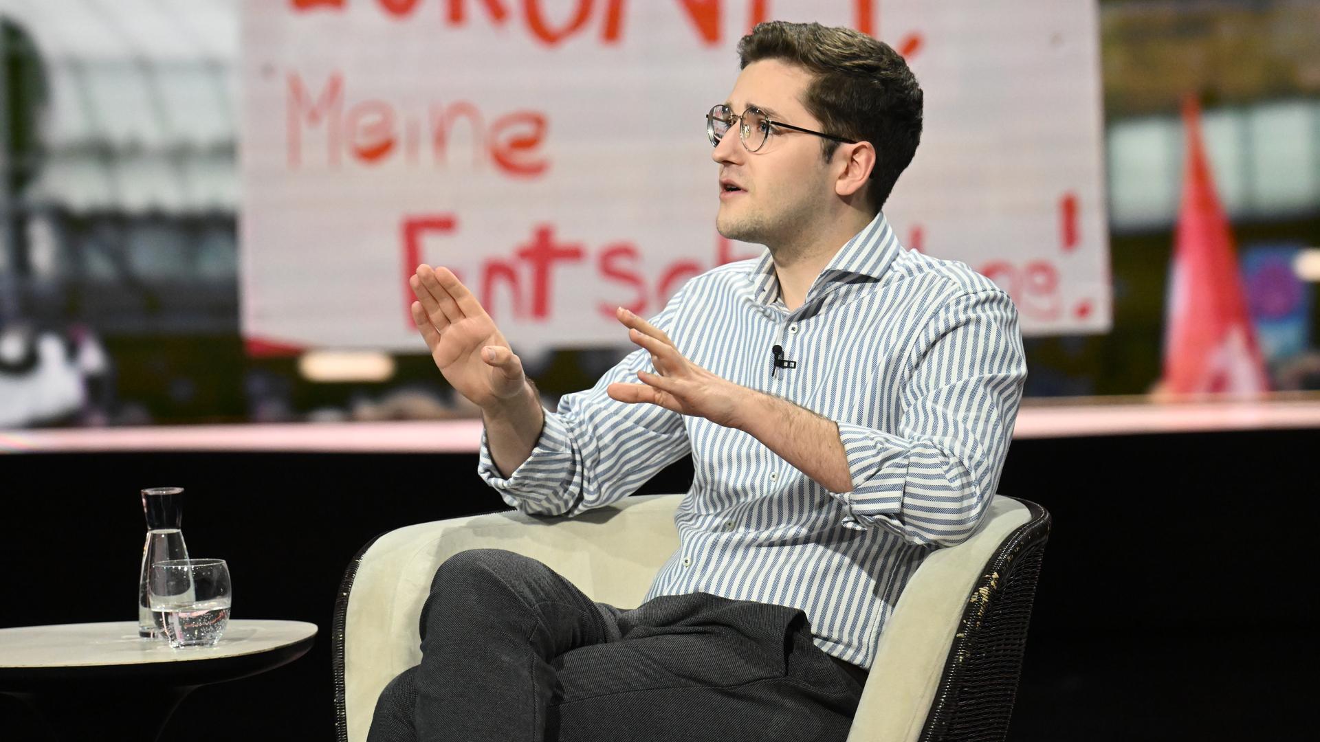 Autor Ole Nymoen zu Gast bei "Markus Lanz".