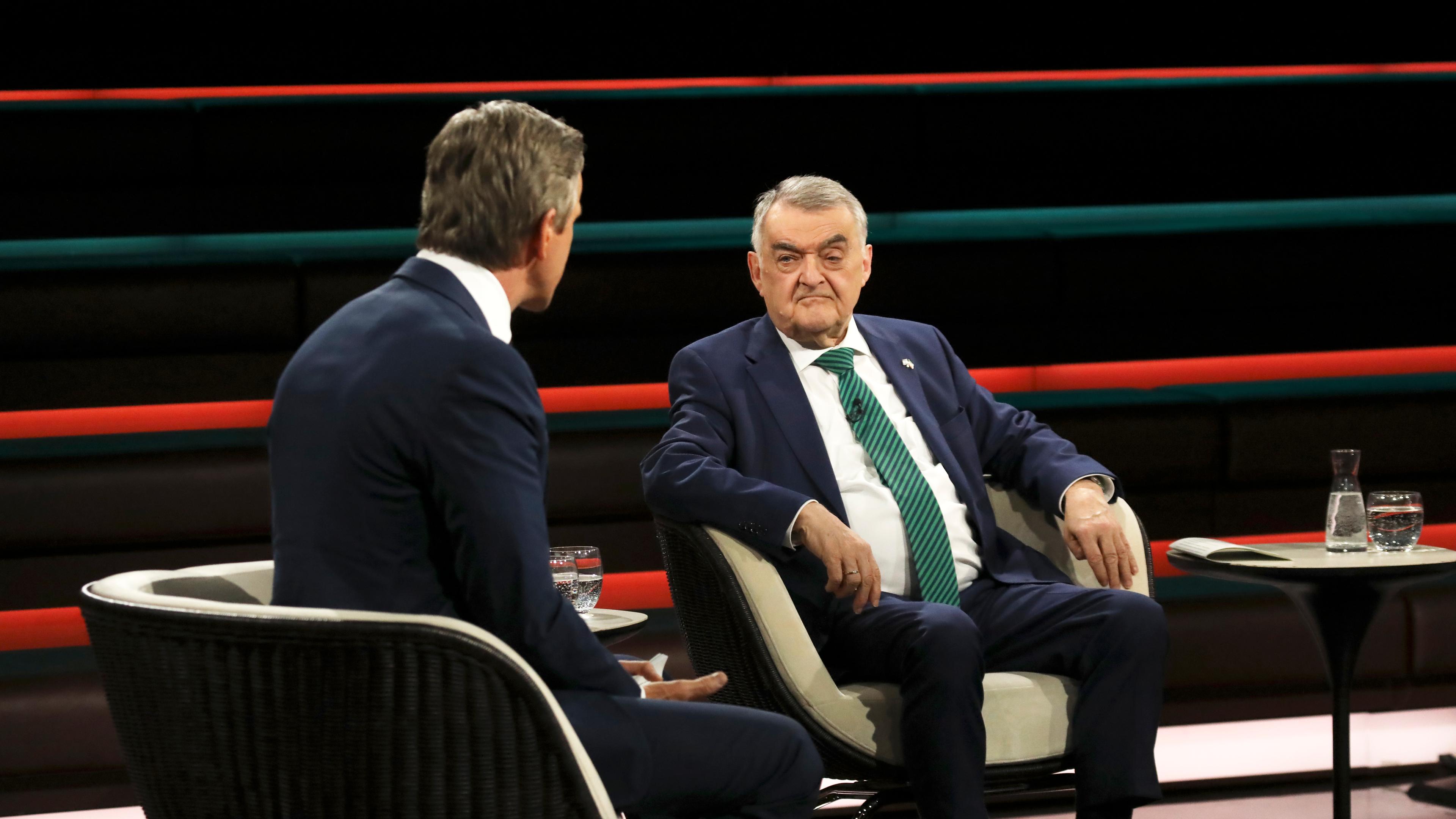 NRW-Innenminister Herbert Reul zu Gast bei Markus Lanz.