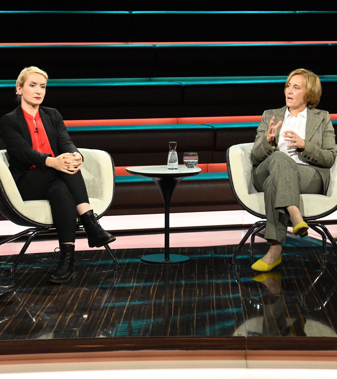 Ines Schwerdtner und Beatrix von Storch zu Gast bei "Markus Lanz".