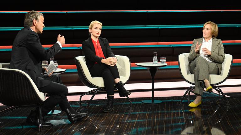 Ines Schwerdtner und Beatrix von Storch zu Gast bei "Markus Lanz".