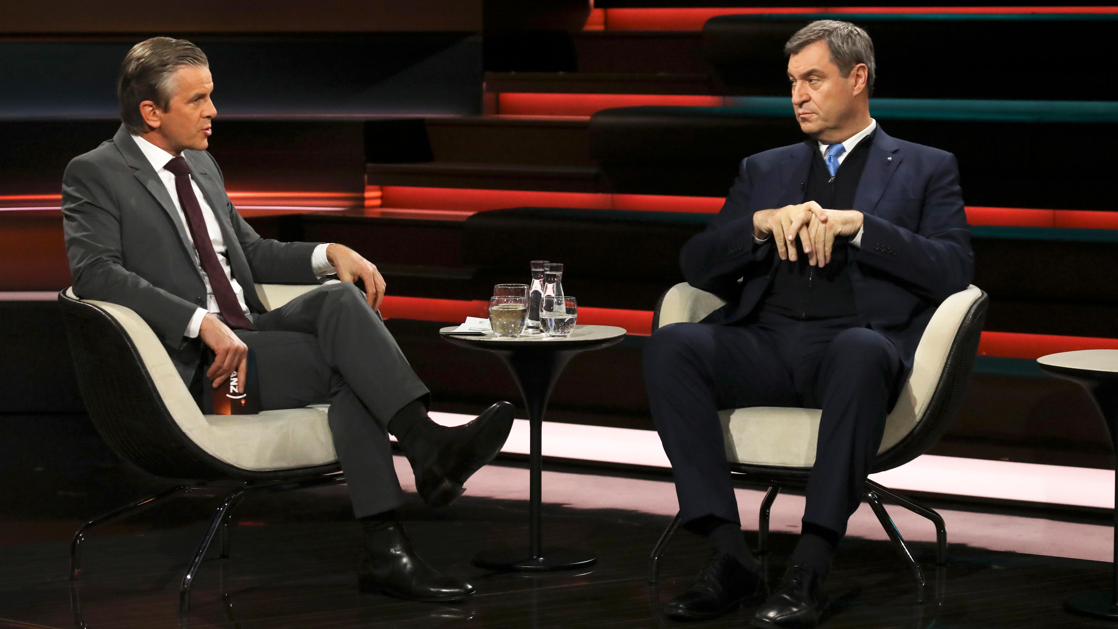 Markus Söder fordert bei Markus Lanz eine massive Aufrüstung der Bundeswehr.
