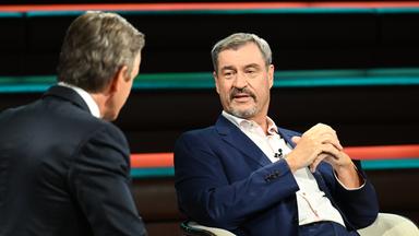 Markus Söder zu Gast bei Markus Lanz.