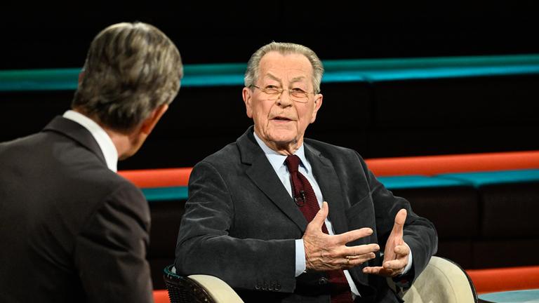 Franz Müntefering zu Gast bei "Markus Lanz".