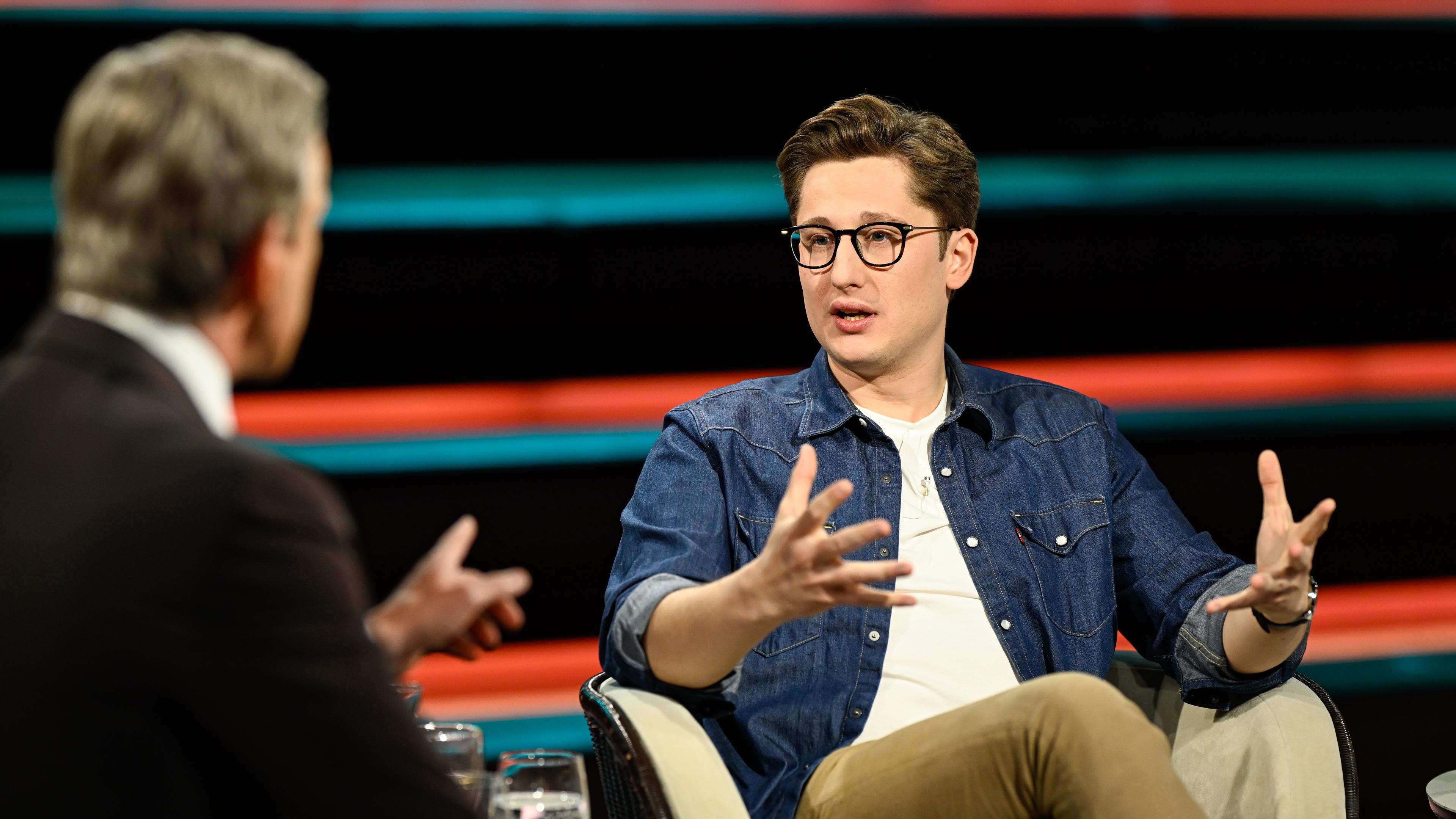 Juso-Chef Philipp Türmer zu Gast bei "Markus Lanz".