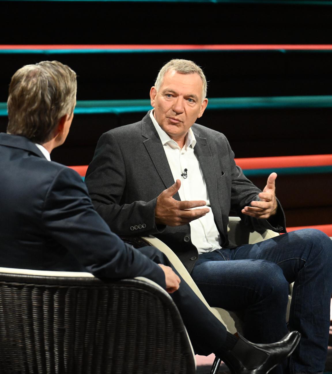 Linken-Chef Jan van Aken bei "Markus Lanz".