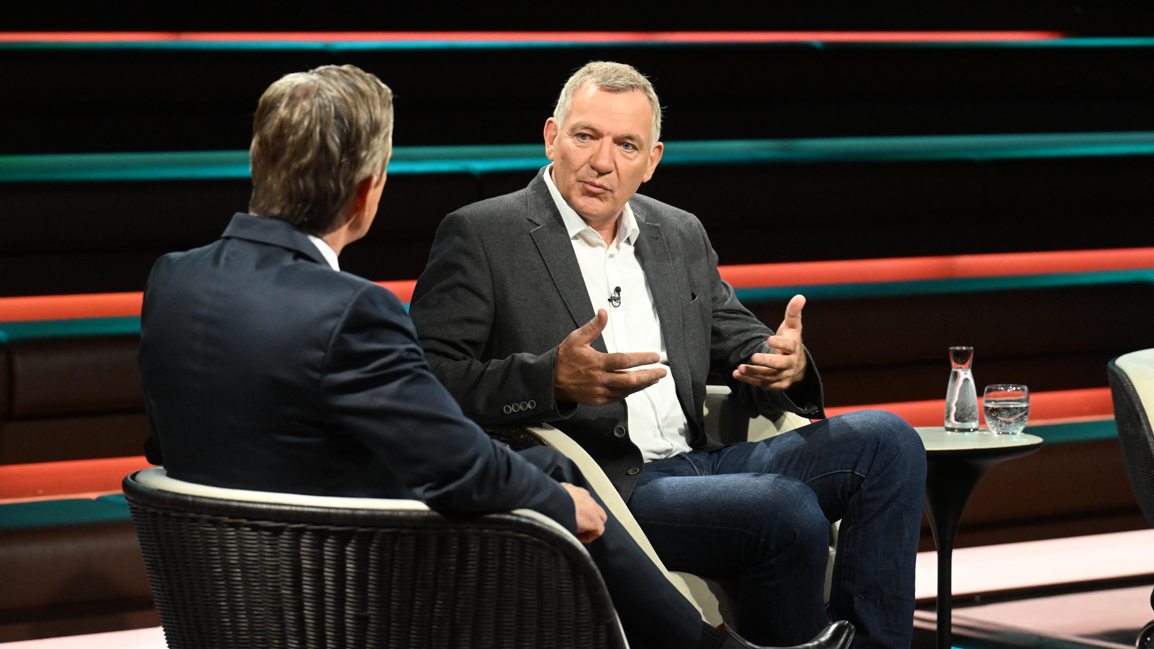 Linken-Chef Jan van Aken bei "Markus Lanz".
