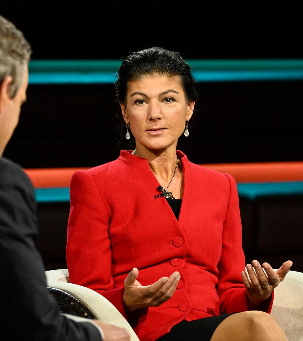Sahra Wagenknecht diskutiert in den Sendung "Markus Lanz" am 30. Oktober 2025.