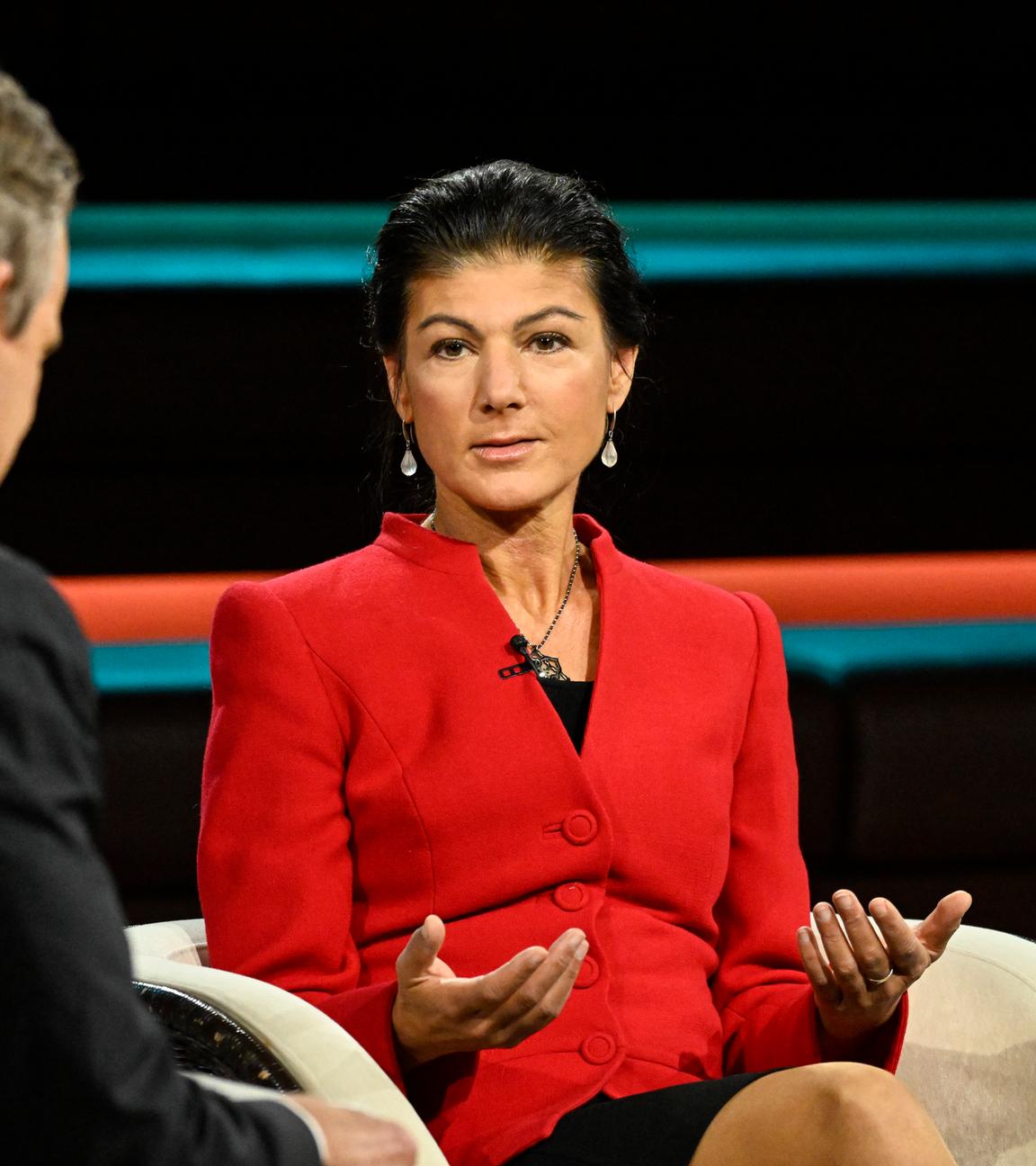 Sahra Wagenknecht diskutiert in den Sendung "Markus Lanz" am 30. Oktober 2025.
