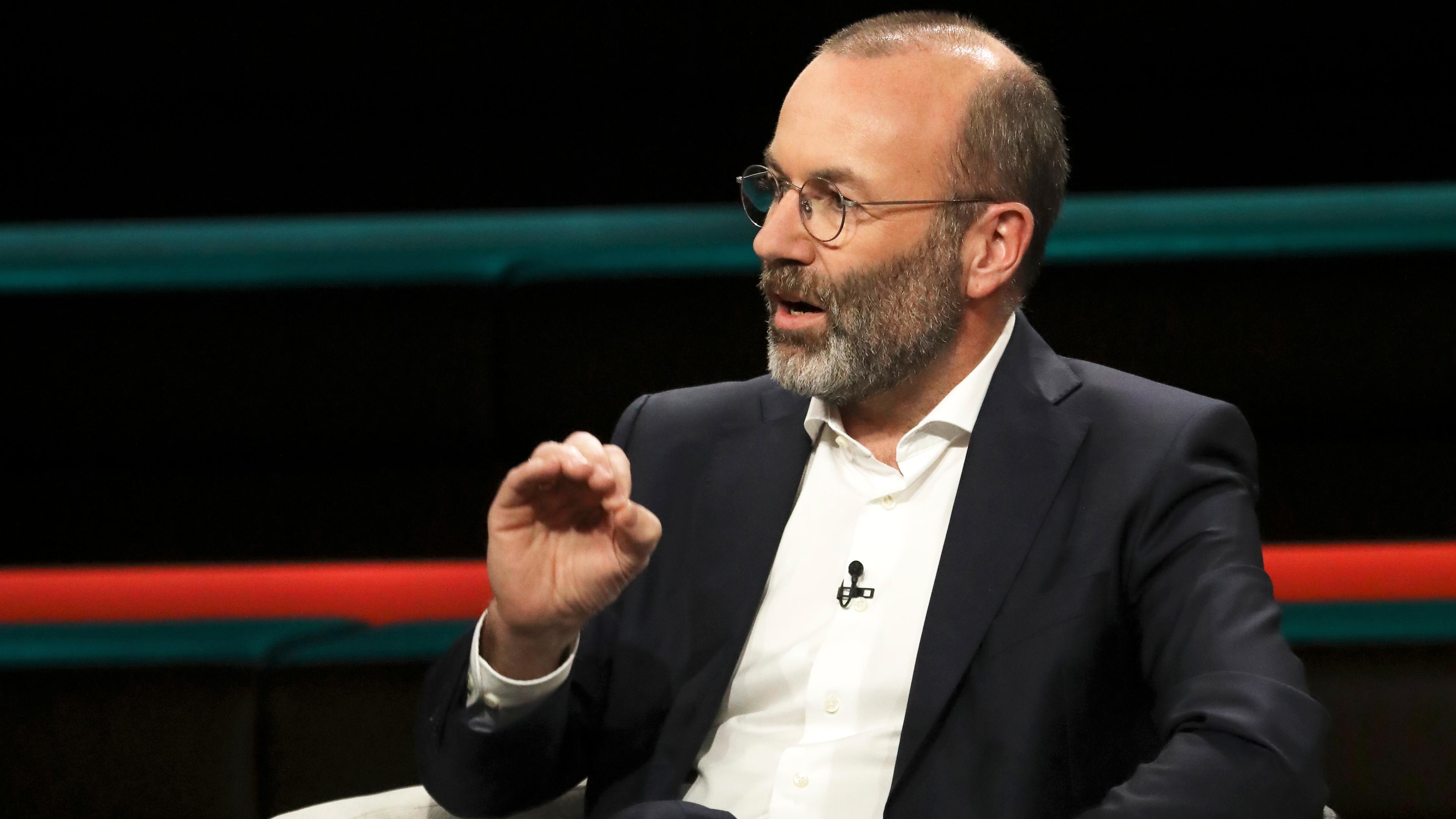 Manfred Weber von der CSU zu Gast bei Markus Lanz