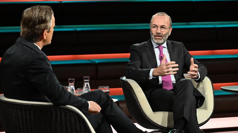 Manfred Weber zu Gast bei "Markus Lanz".
